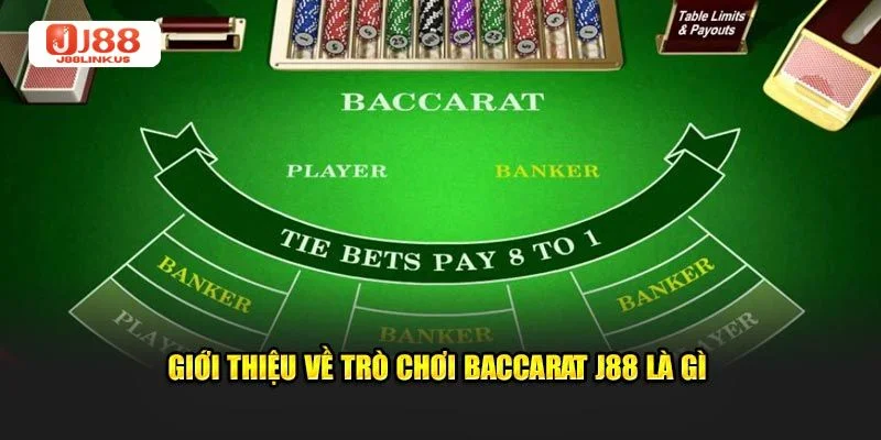 Luật cược với bài Baccarat J88 được mô tả rất dễ hiểu.