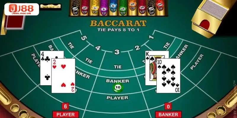 Cược bài Baccarat J88 mở ra cơ hội kiếm tiền bạc tỷ cho tay chơi.