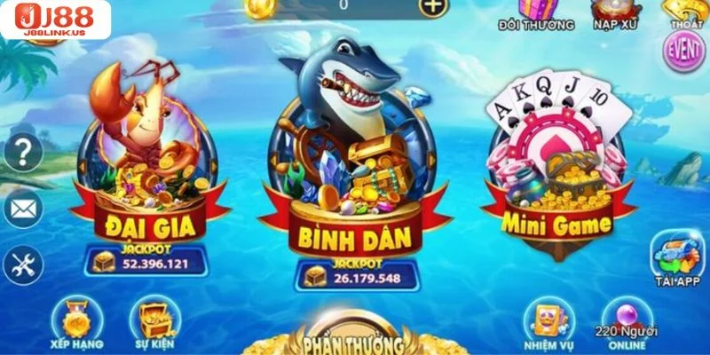 Bắn Cá Thần Tài: Bàn Chơi Săn Cá Sôi Động Tại J88,Thưởng Bạc Tỷ Game chơi Săn cá Thần tài tại J88 có luật cược rất dễ hiểu.